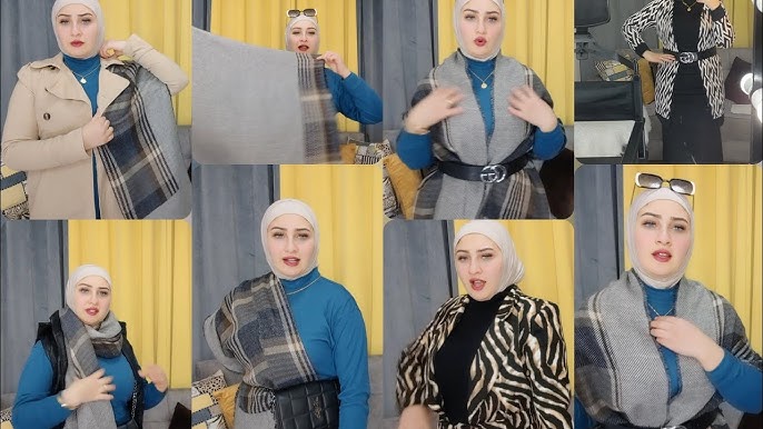 كيفية لف الطرحة الشال