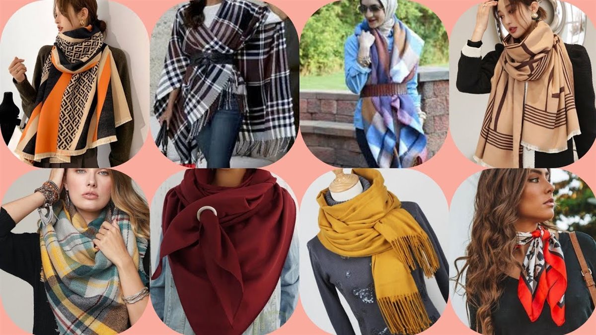 كيفية لف الطرحة الشال