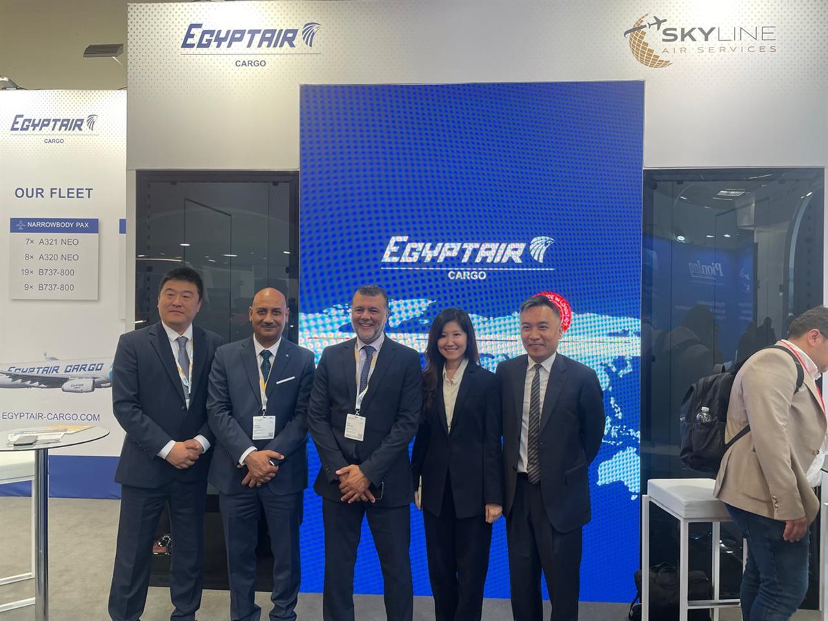 مصر للطيران للشحن الجوي تشارك في معرض AIR CARGO EUROPE 2025
