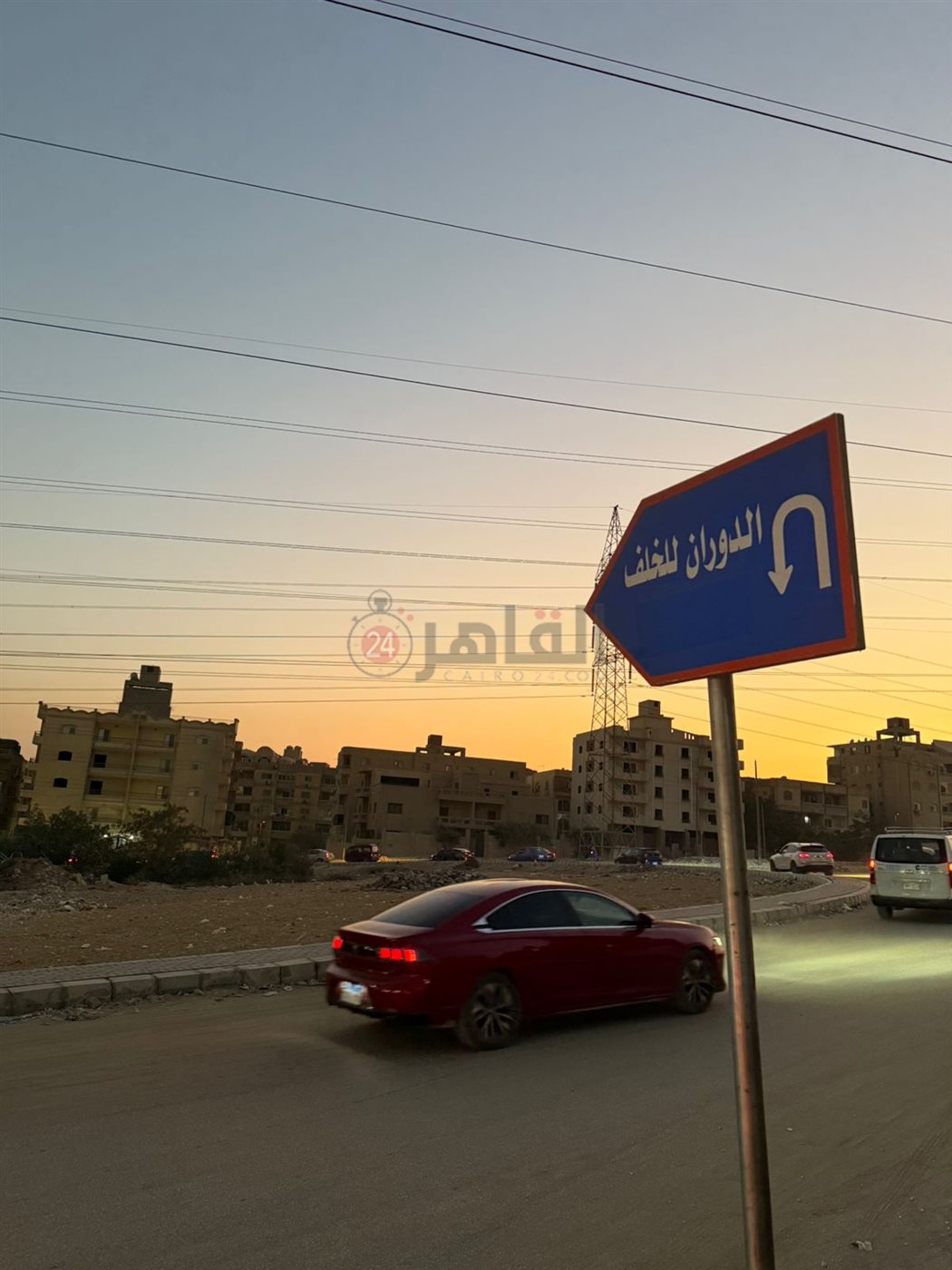 <strong>تخطيط مروري كامل بشارع الضغط في حدائق الأهرام</strong>