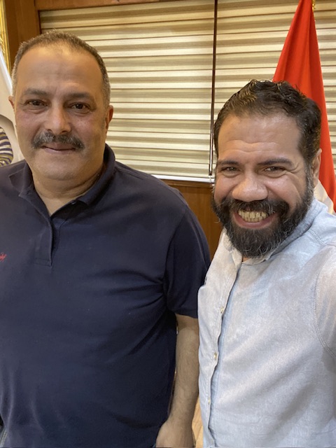 القاهرة 24 وأول لقاء مع رئيس شركة مياه الاقصر