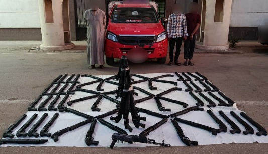 ضبط عناصر بؤر إجرامية من متجرى المواد المخدرة والأسلحة النارية غير المرخصة 