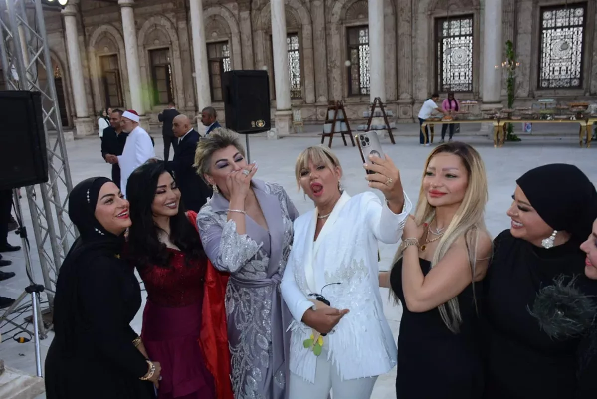 حفل عقد قران ابنة مفيدة شيحة