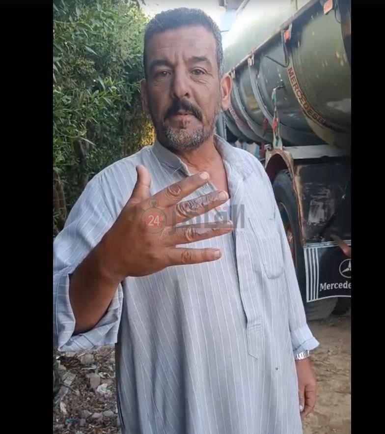 سائق السيارة المشتعلة بمصر القديمة