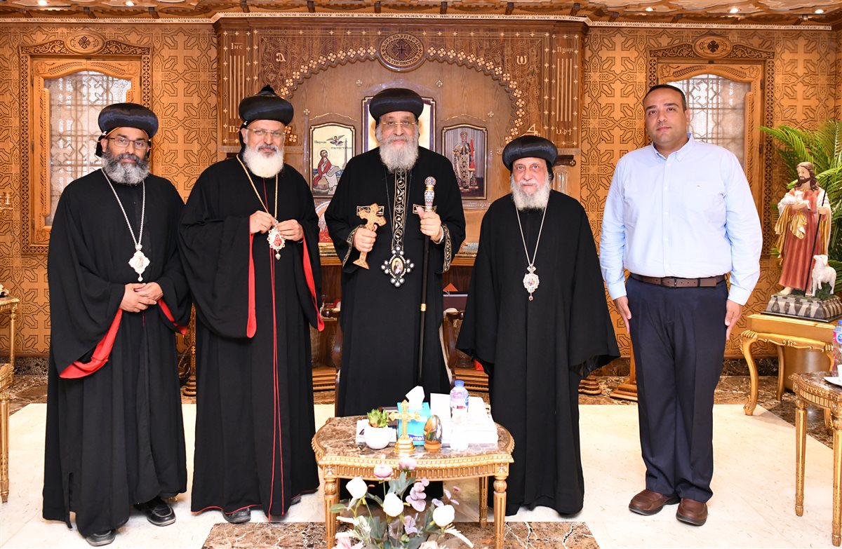  البابا تواضروس الثاني يستقبل مطرانين من الكنيسة الهندية الأرثوذكسية