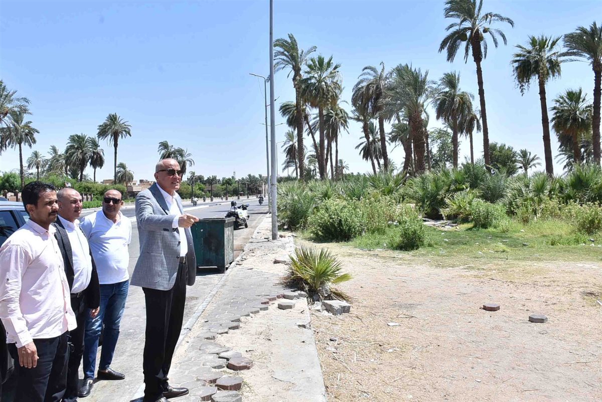 محافظ الأقصر وجولة ميدانية عقب صلاة الجمعة