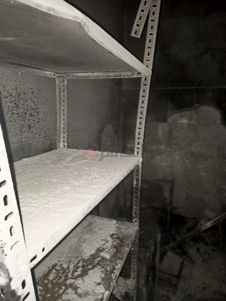 حريق في مخزن بطاطين في مستشفى البدرشين المركزي