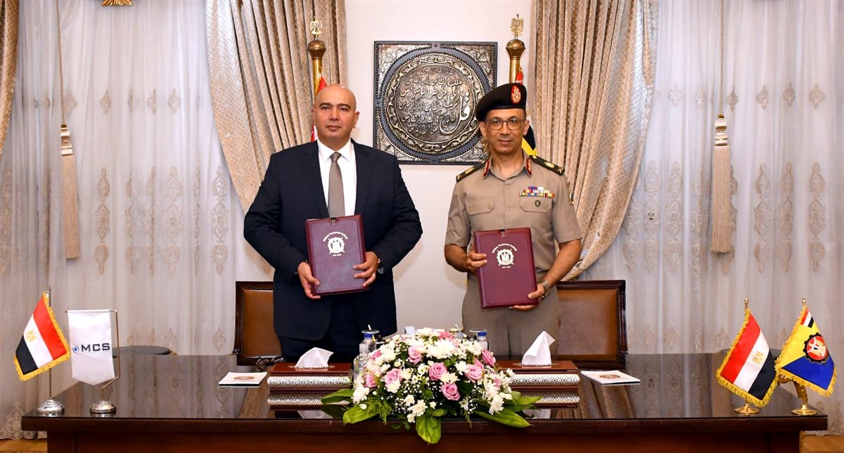 الكلية الفنية العسكرية توقع عقدى إتفاق مع شركة الشرق الأوسط لخدمات تكنولوجيا المعلومات وتكنولوجيا تشغيل المنشآت المالية