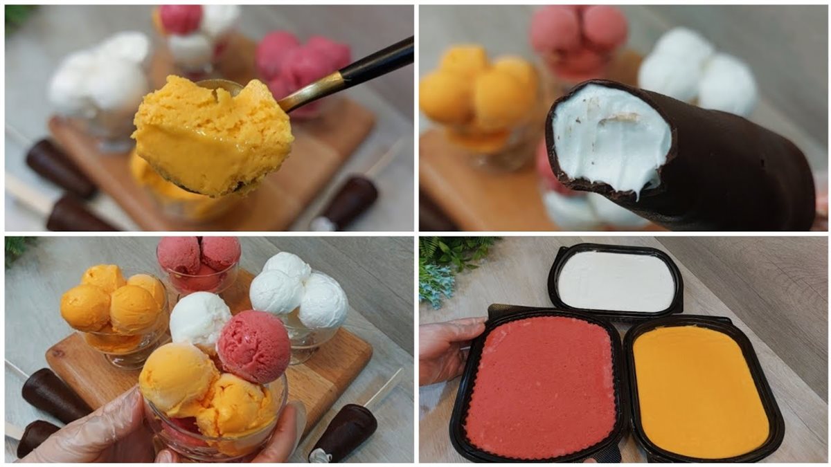 طريقة عمل آيس كريم منزلي بأبسط المكونات والنكهات الصيفية