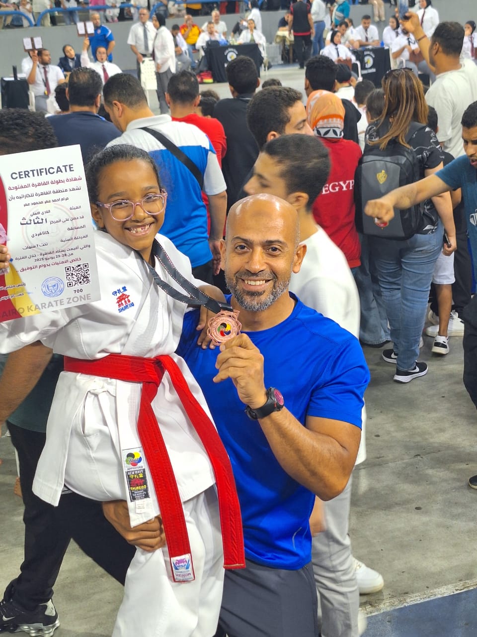 لاعبة النادي الأهلي تحصد برونزية القاهرة المفتوحة للكاراتيه