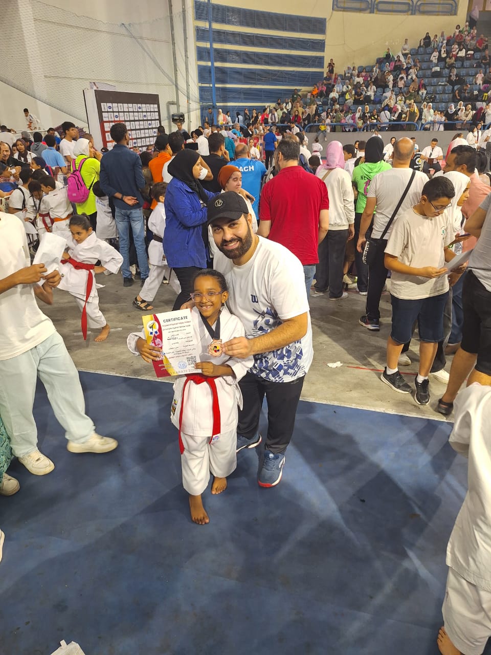 لاعبة النادي الأهلي تحصد برونزية القاهرة المفتوحة للكاراتيه