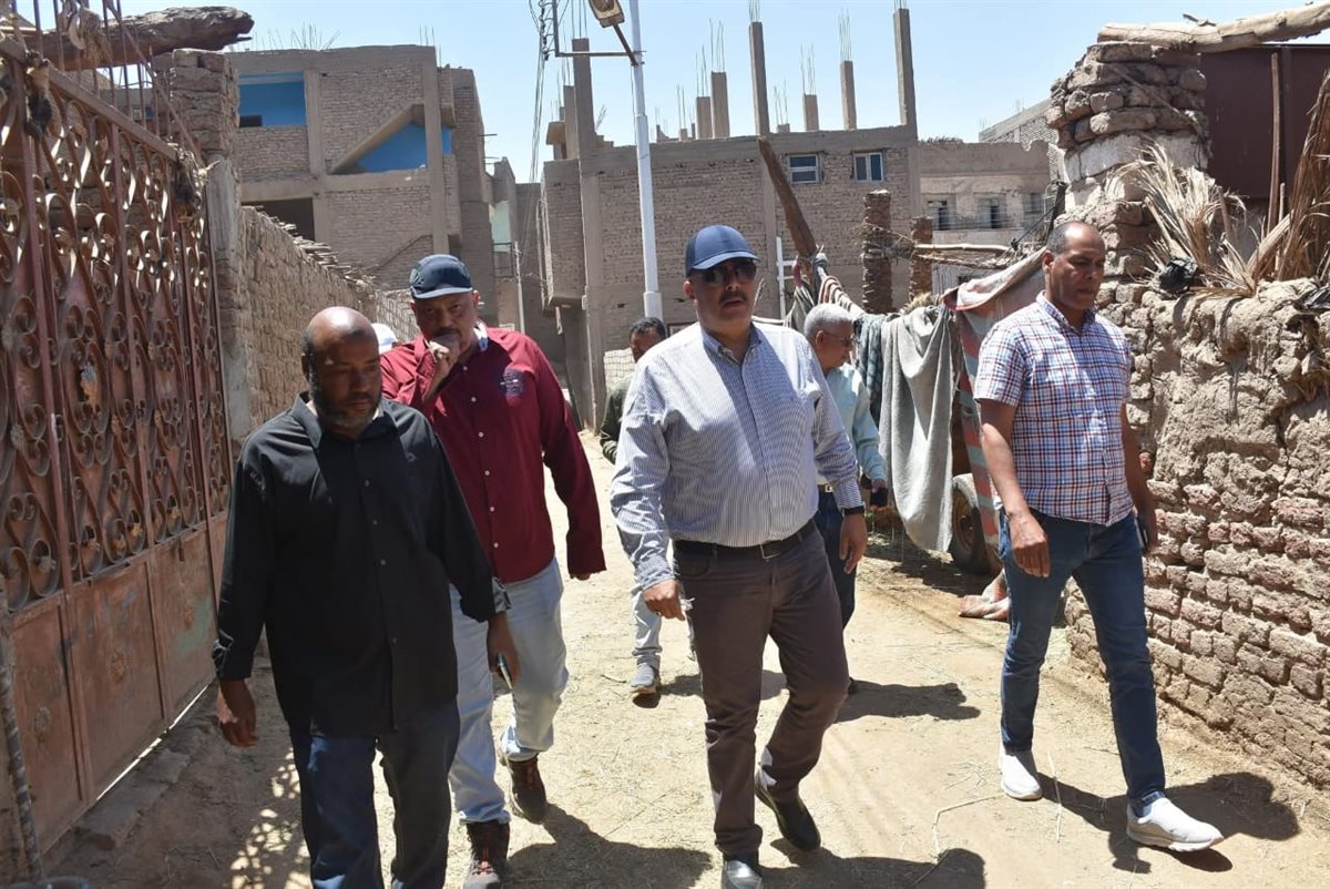 جولة تفقدية لرئيس شركة مياه الاقصر