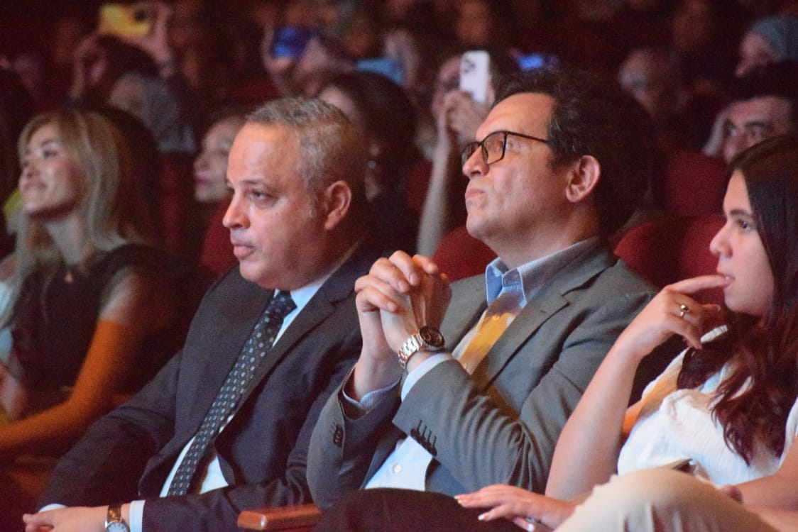 وزير الثقافة وتامر عبد المنعم