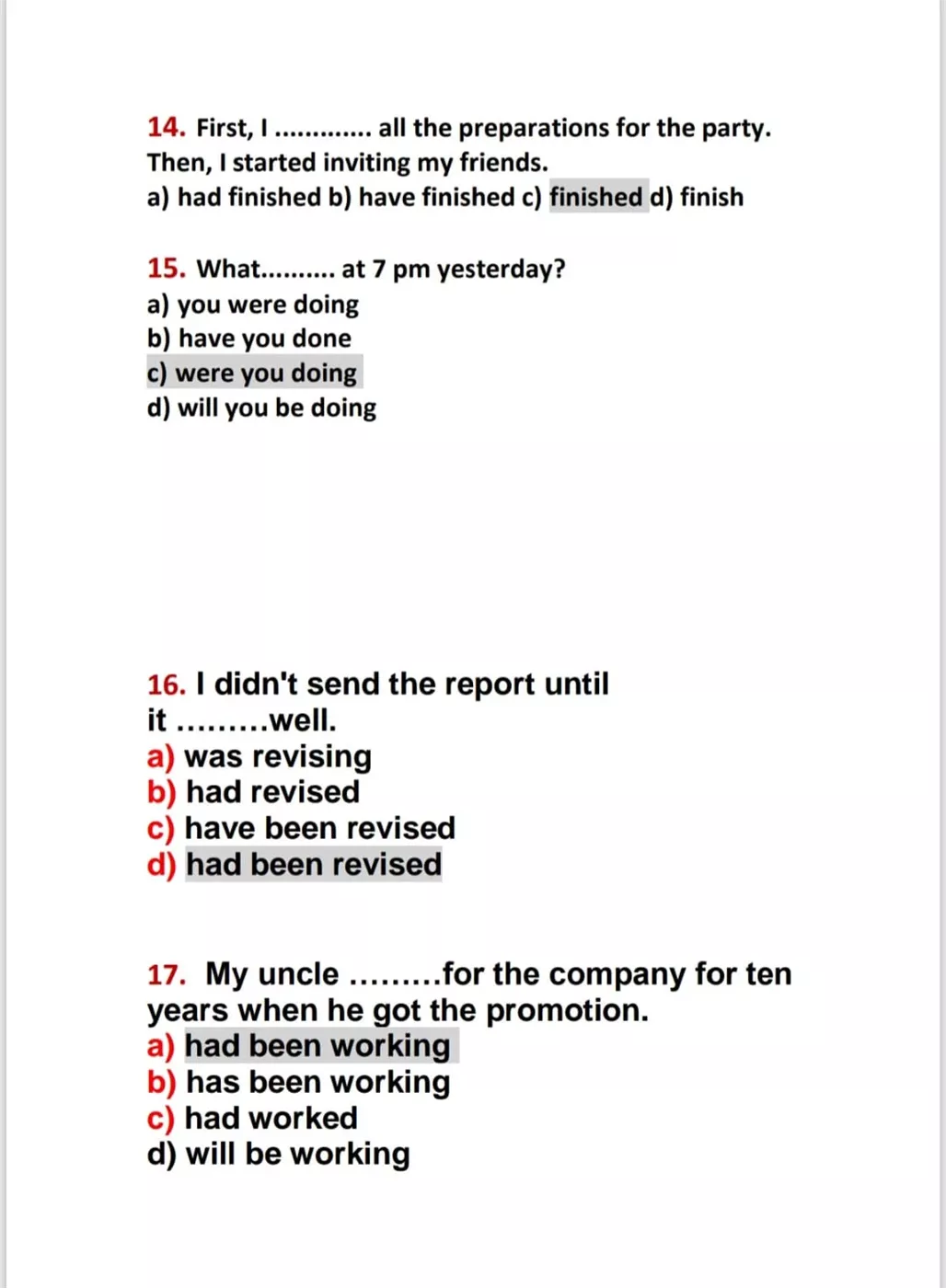 مراجعة لغة انجليزية للصف الثالث الثانوي 2025