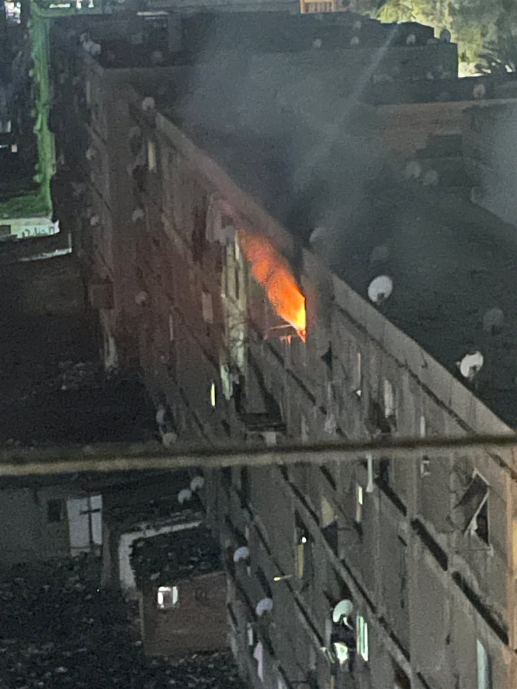 حريق بمنطقة السيد متولي ببورسعيد 