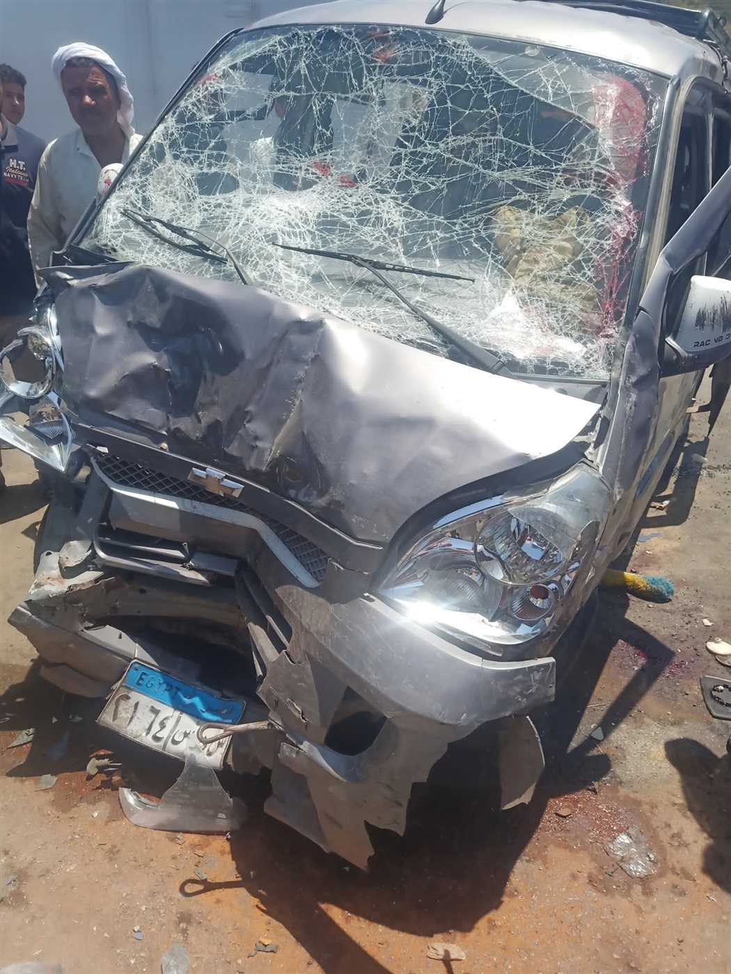 حادث تصادم بطريق أبو المطامير بالبحيرة 