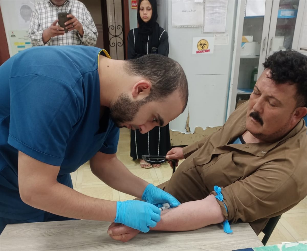 جانب من الفحص 