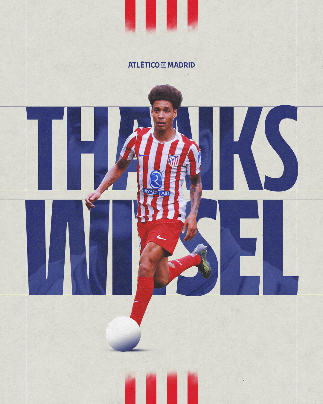 نادي أتلتيكو مدريد يعلن رحيل لاعبه البلجيكي أكسيل فيتسل