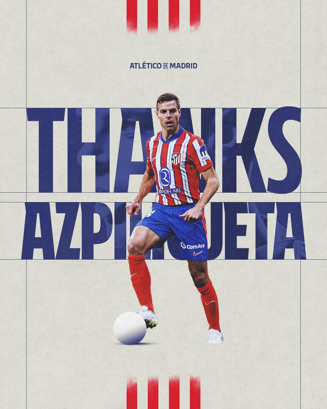 نادي أتلتيكو مدريد يعلن رحيل لاعب الإسباني أزبيليكويتا