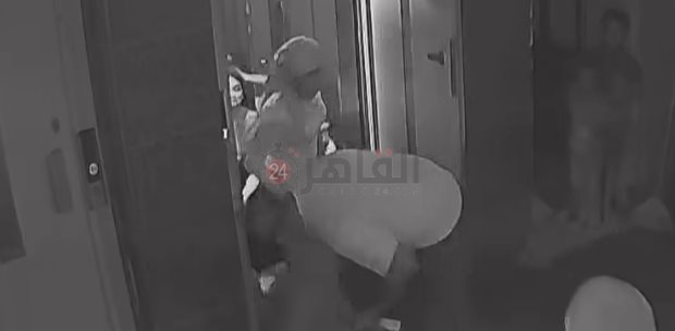 جانب من الاعتداء 