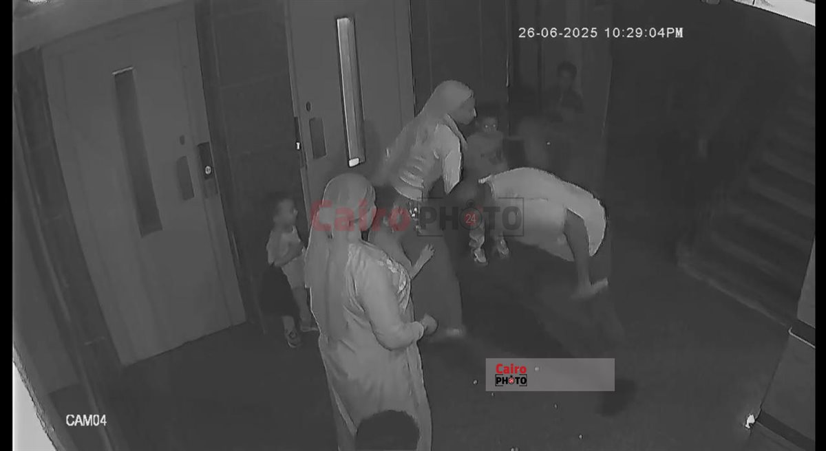 جانب من الاعتداء 