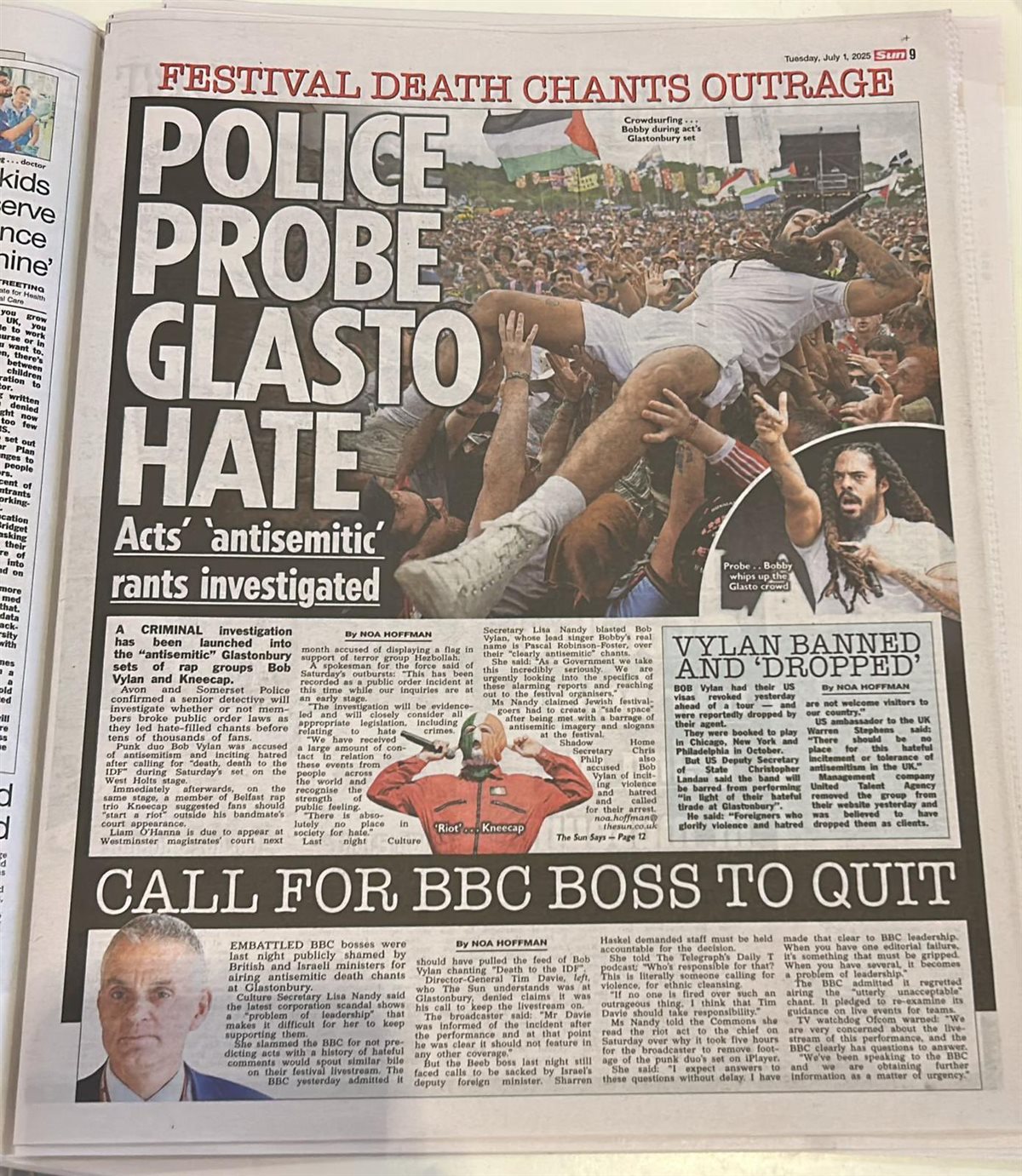 الصحف البريطانية تطالب بإقالة رئيس البي بي سي