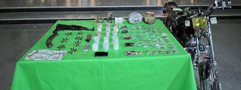 مضبوطات تشكيل عصابي 