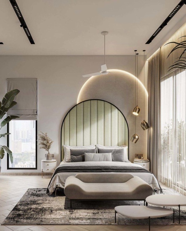 أحدث ديكورات غرف النوم المودرن 2025 للمساحات الصغيرة