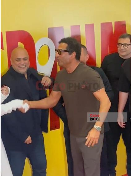 أحمد فهمي والسقا في العرض الخاص لفيلم أحمد وأحمد