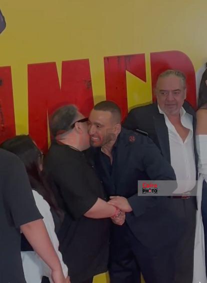 أحمد السقا وأحمد نادر في العرض الخاص لـ أحمد وأحمد