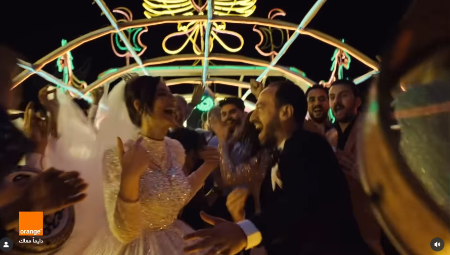 لقطات من إعلان الهضبة عمرو دياب لـ شركة أورانج