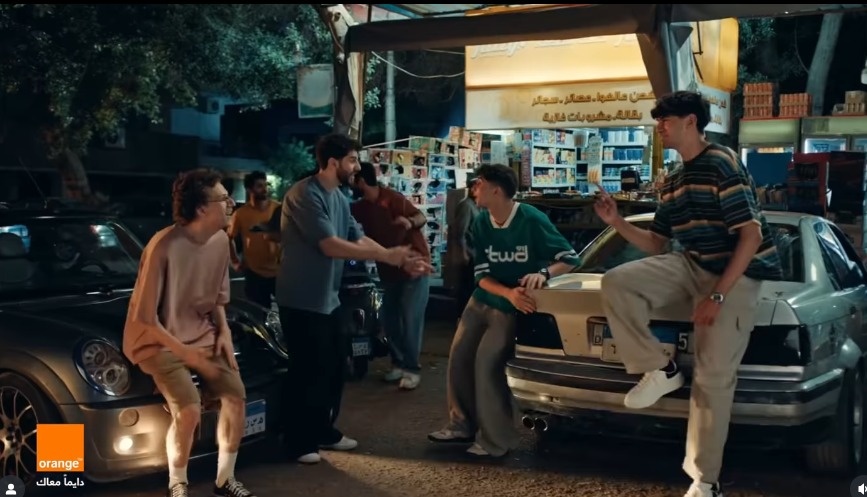 لقطات من إعلان الهضبة عمرو دياب لـ شركة أورانج