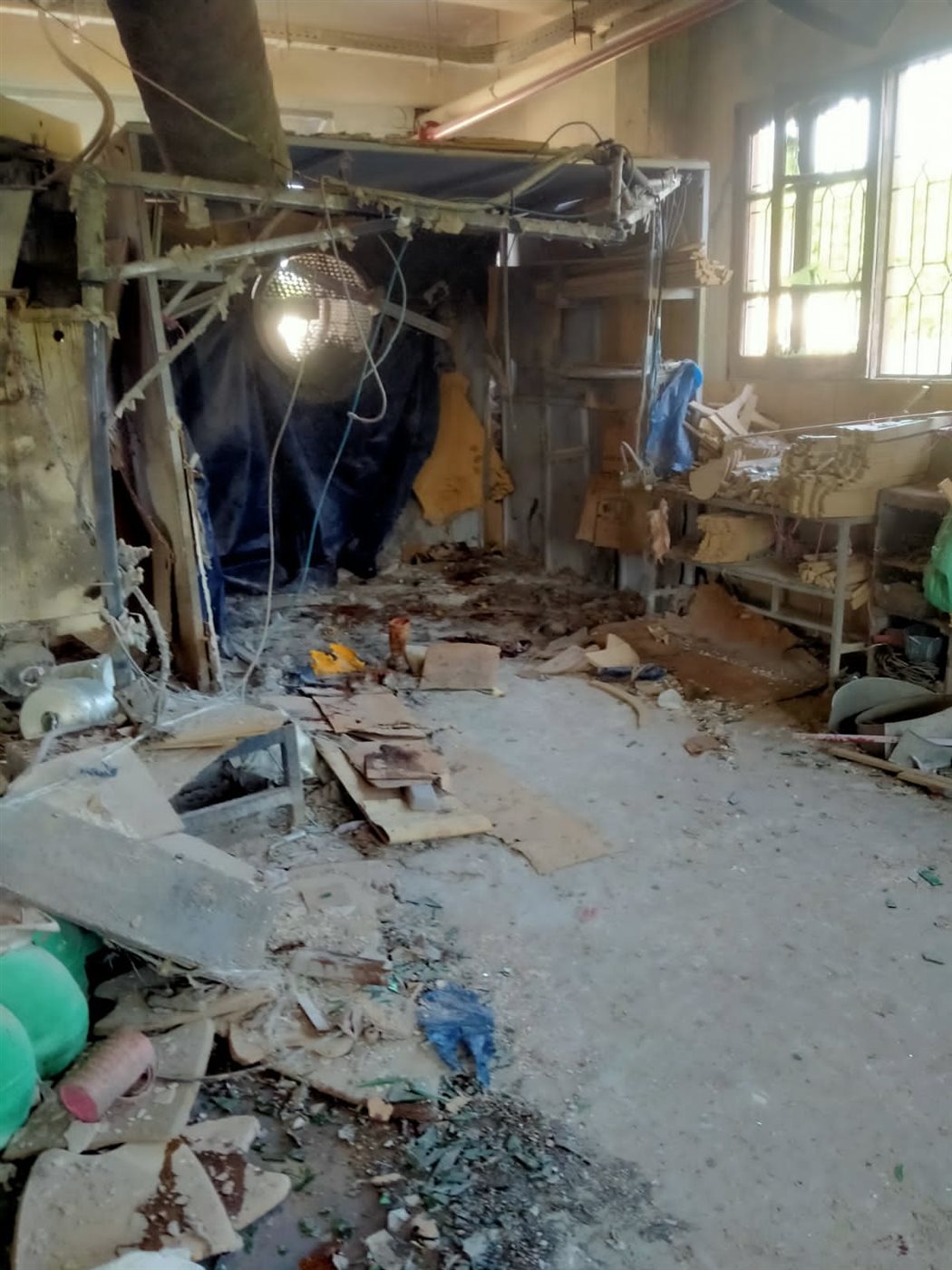 جانب من الحادث 