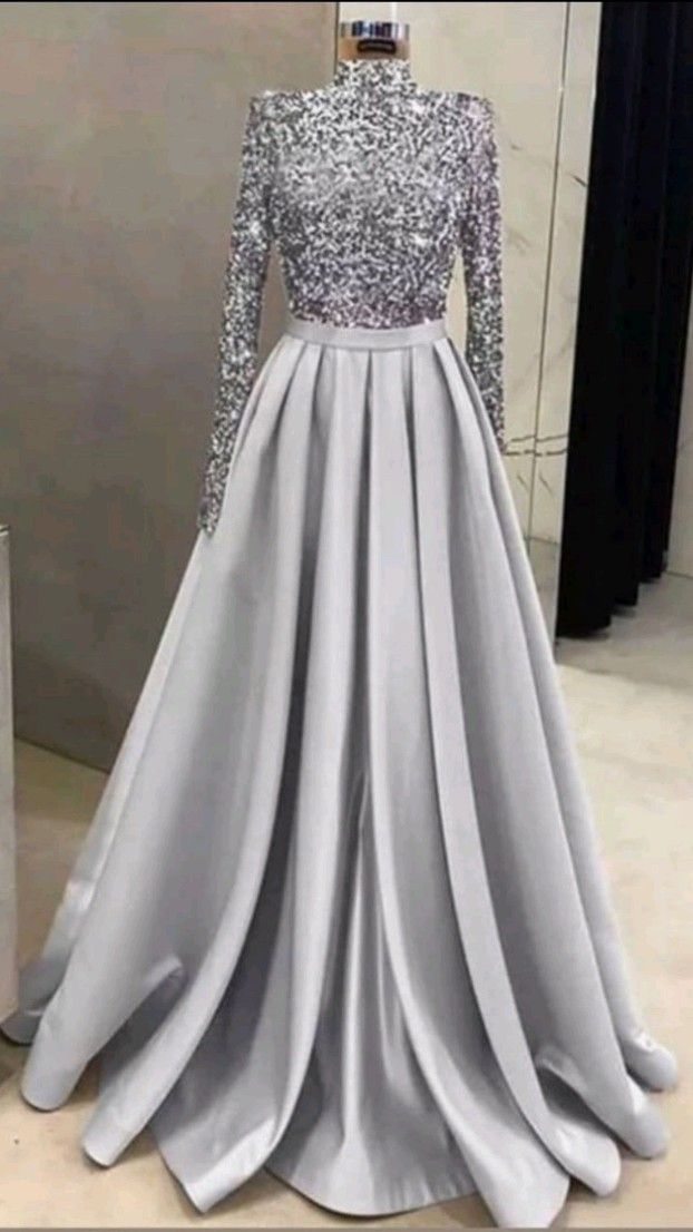  أجمل فساتين السهرة للمحجبات 2025