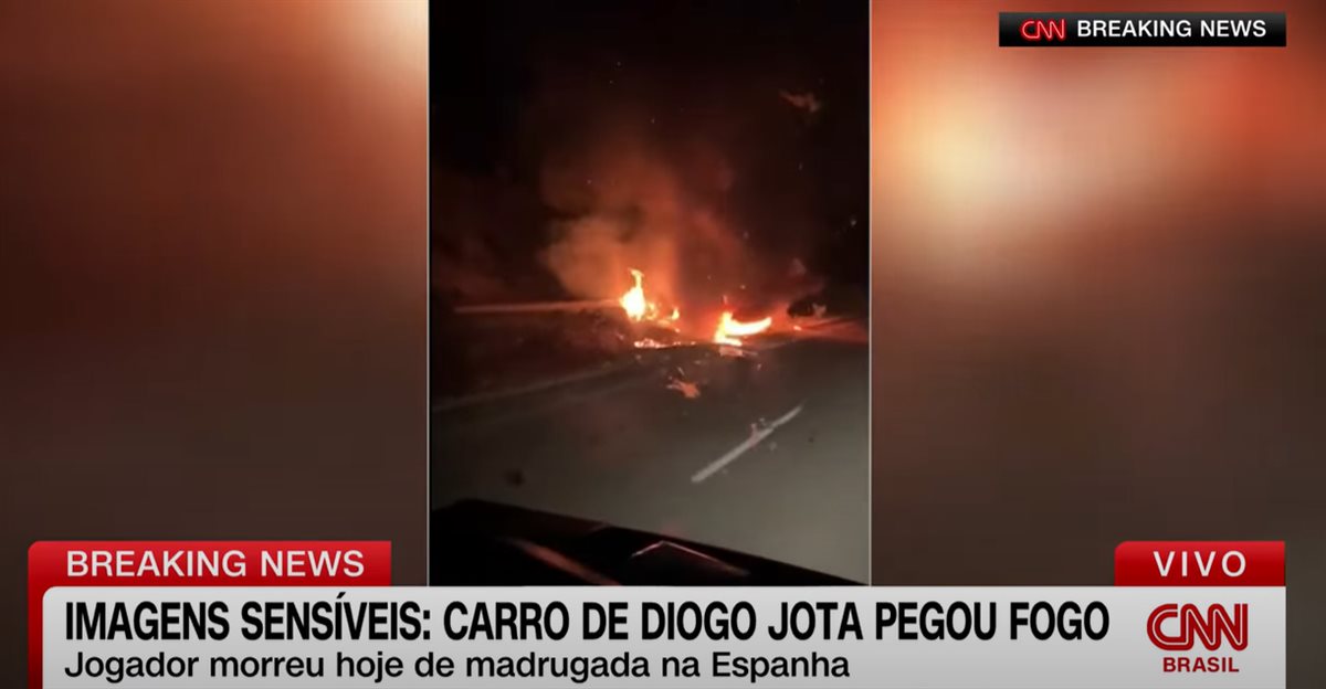 اللحظات الأولى من حادث وفاة دييجو جوتا