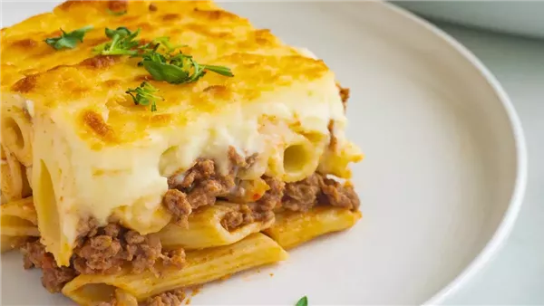 مقادير عمل مكرونة بالبشاميل