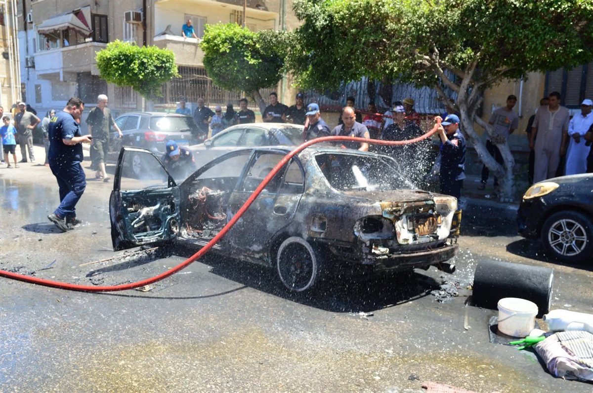 حريق ببورفؤاد 