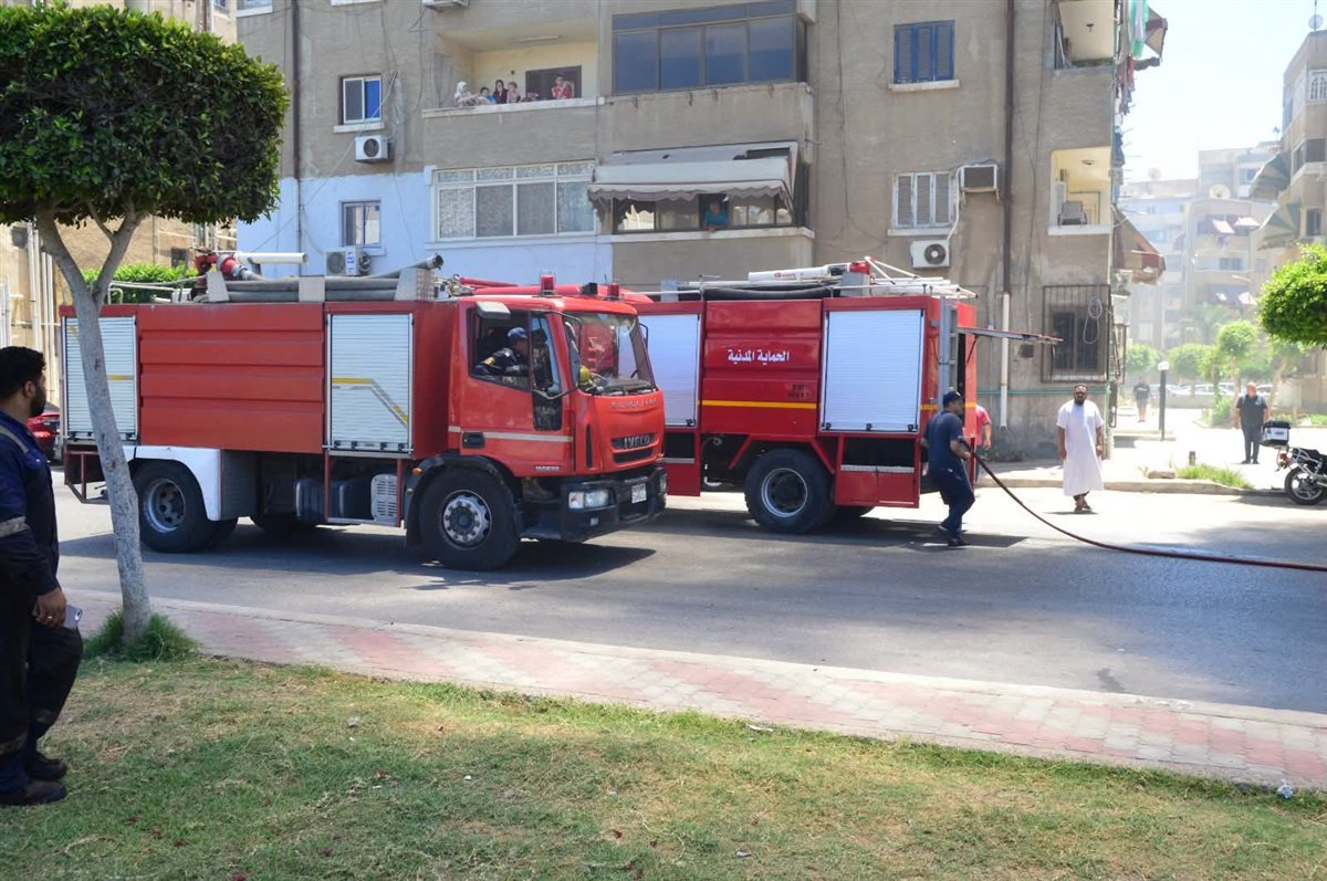 حريق ببورفؤاد 