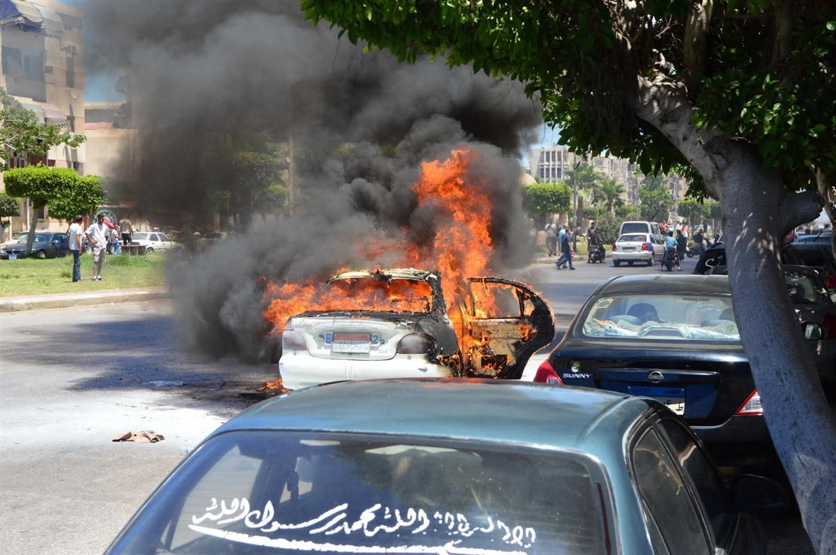 حريق ببورفؤاد 