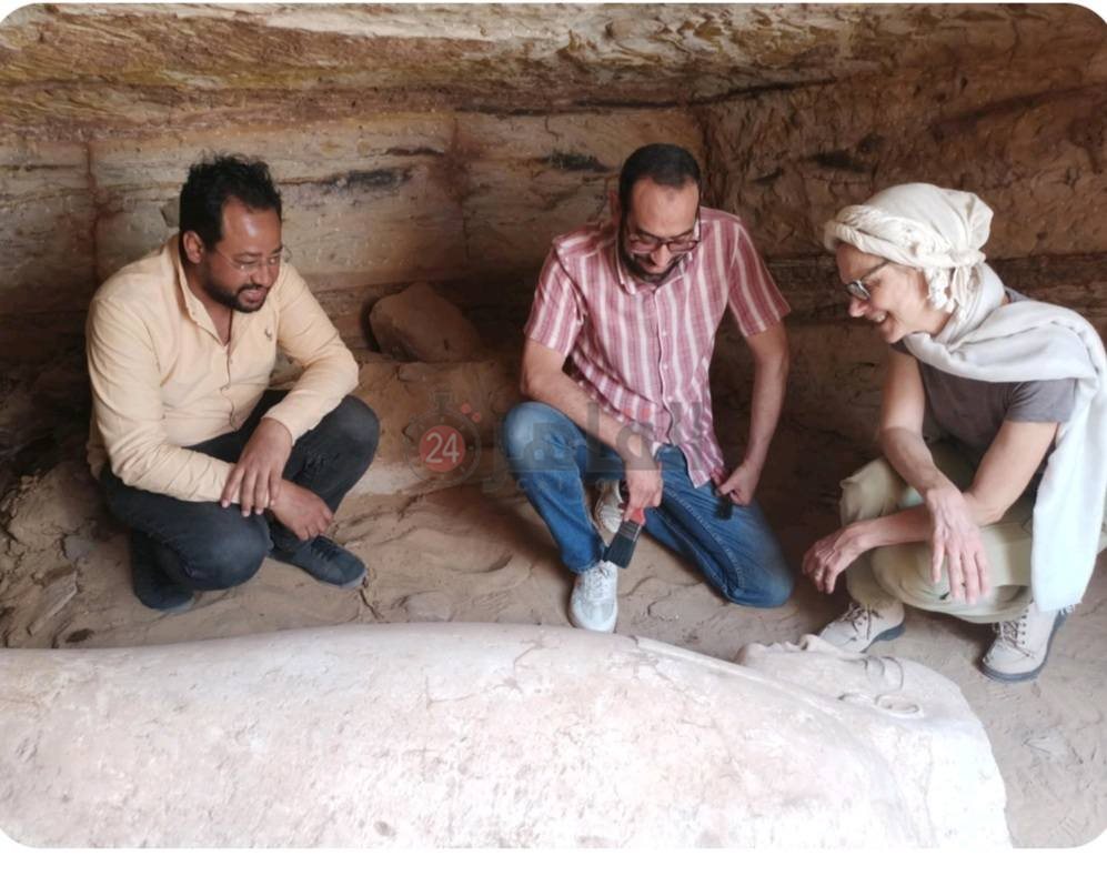 صور جديدة لـ الكشف الأثري بـ ضريح الآغاخان بأسوان