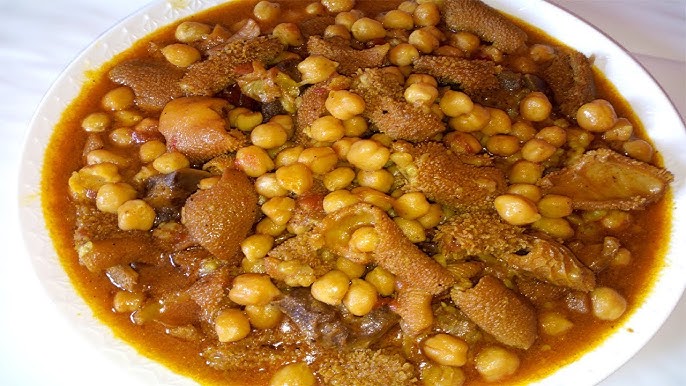 مقادير عمل الكرشة بالحمص