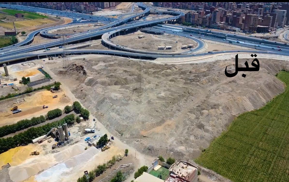 رفع 675 ألف طن تراكمات مخلفات أسفل محور الفريق العصار 