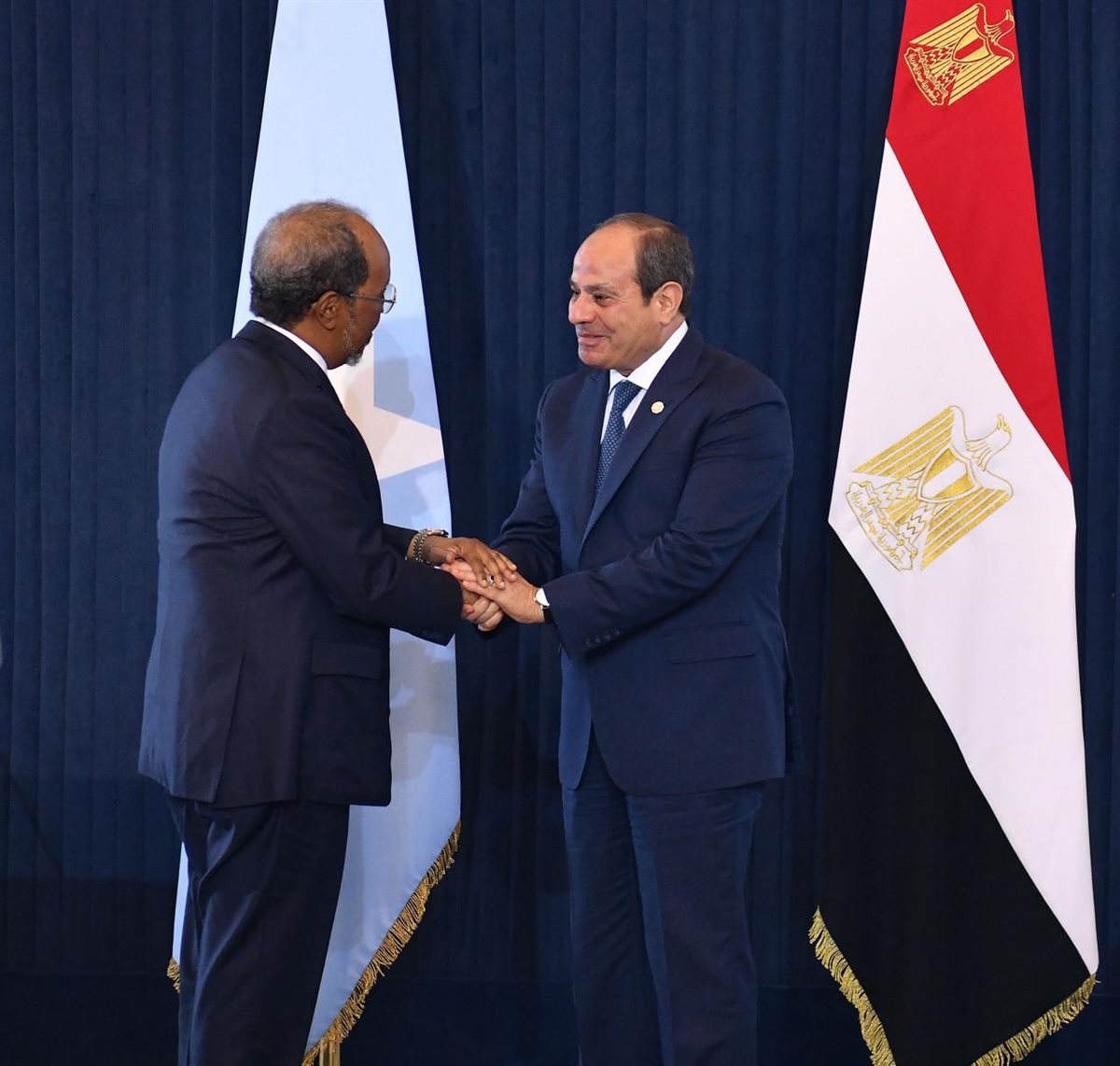 السيسي ورئيس الصومال