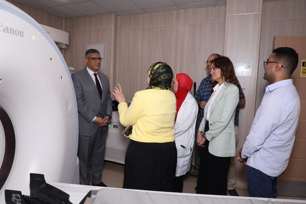 محافظ الجيزة يتابع نسب تنفيذ التطويرات بمستشفي الشيخ زايد 