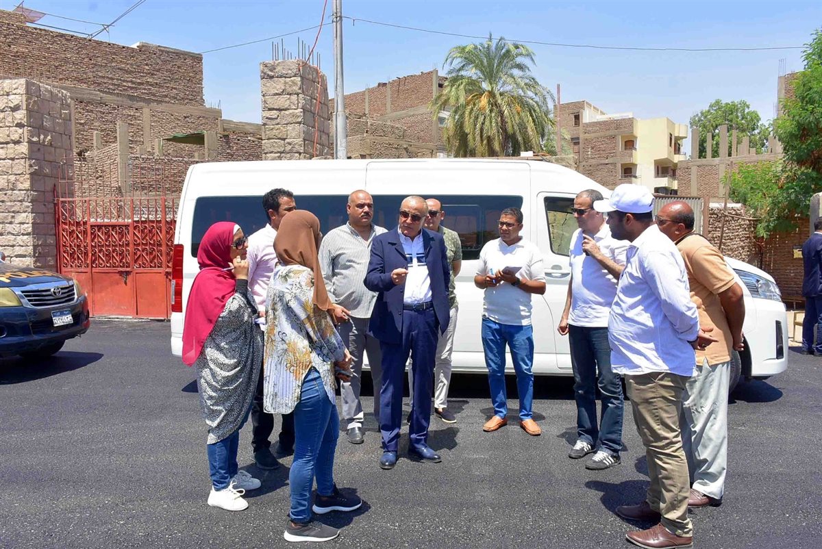 محافظ الأقصر وجولة تفقدية