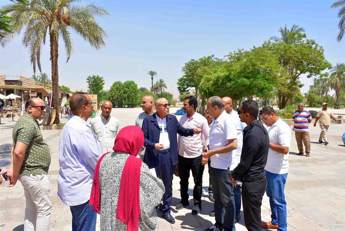 محافظ الأقصر وجولة تفقدية