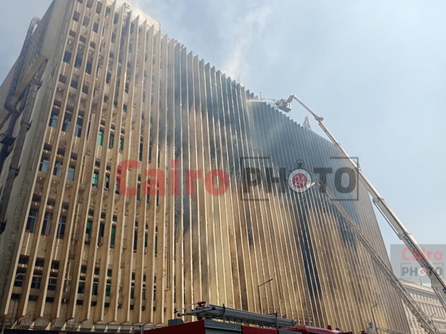 حريق سنترال رمسيس