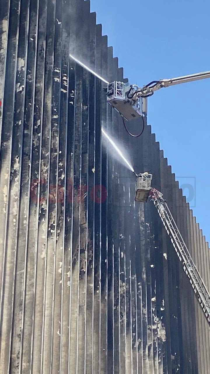 حريق سنترال رمسيس