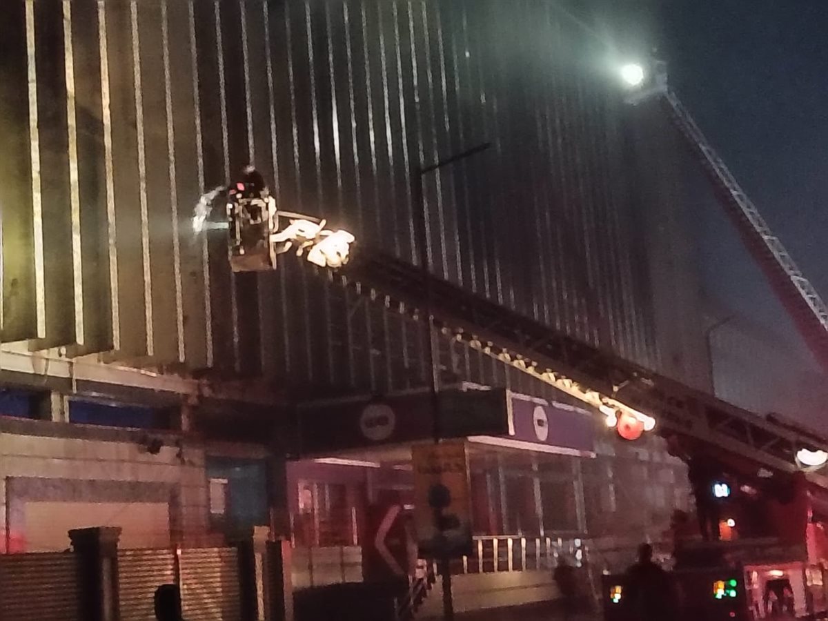 حريق سنترال رمسيس