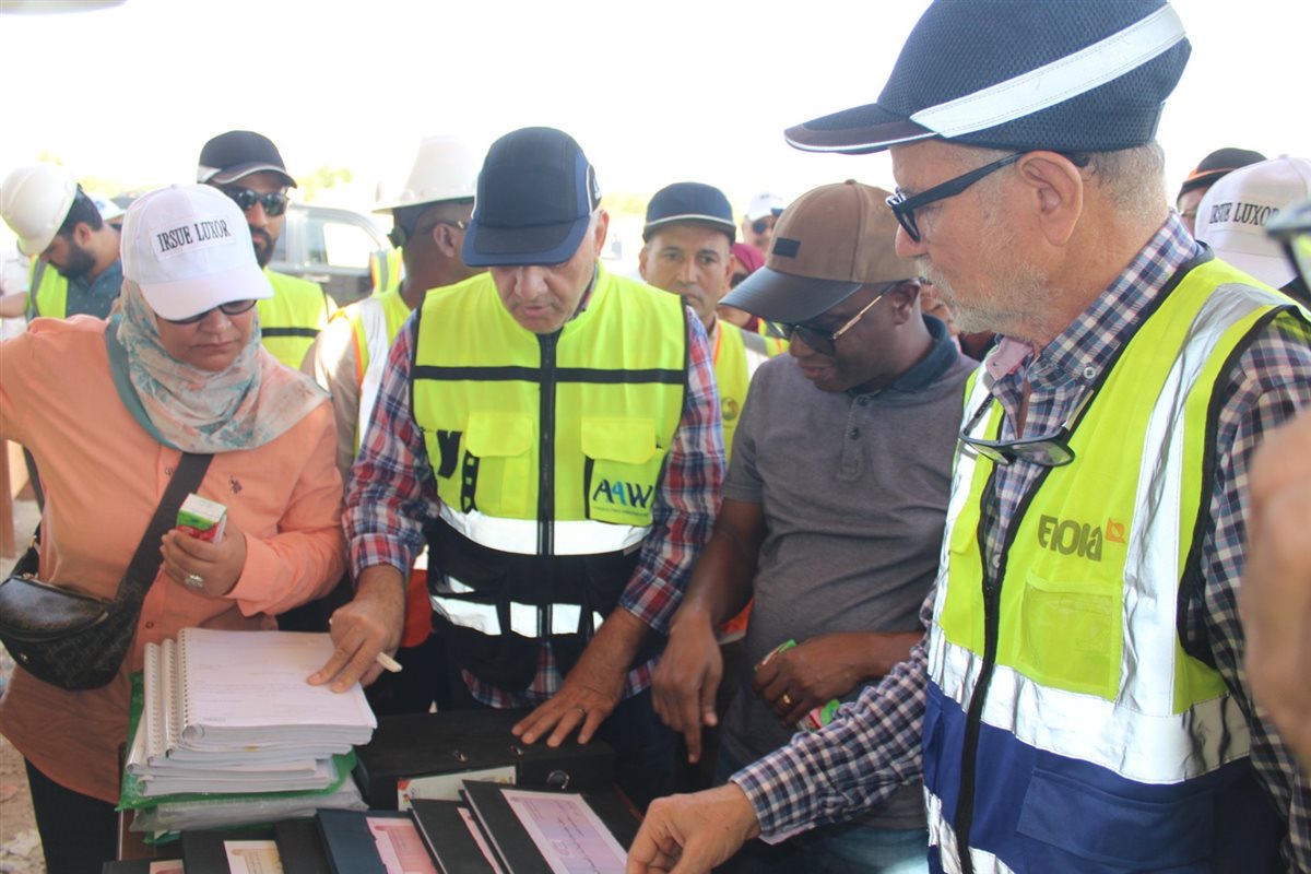 وفد افريقي يتفقد مشروعات مياه بالأقصر